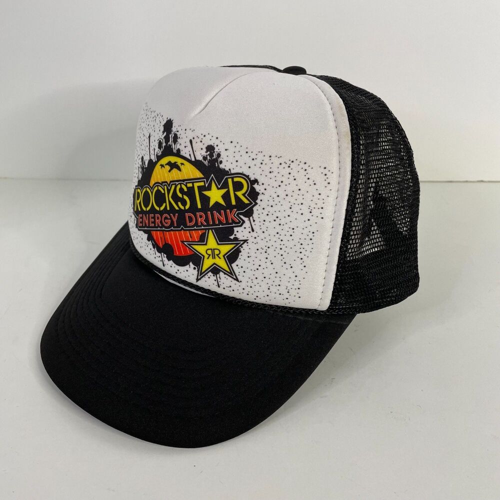 Rockstar Energy Drink Trucker Hat Adjustable Snapback Nissun